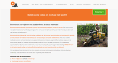 Desktop Screenshot of boomstronkverwijderen.nl